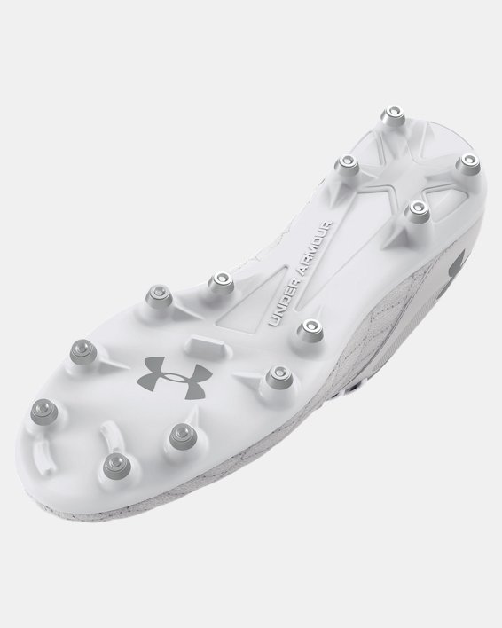 Unisex UA Magnetico Select 3 FG Soccer Cleats in White image number 4
